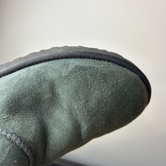 UGG Womens Classic Mini II Winter Boots Shearling Fur Booties Size 8 Black - Picture 14 of 14